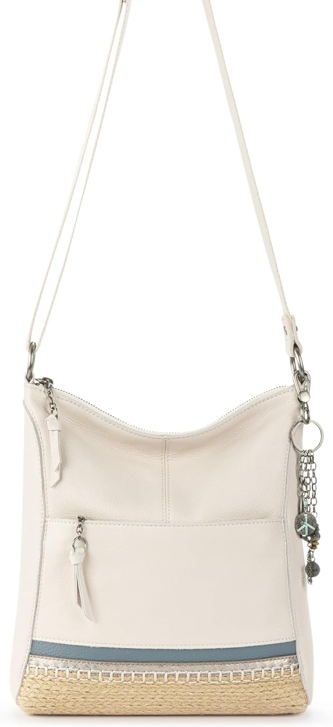 The Sak Lucia Leather Crossbody Purse - Premium Leather Women's Handbag for Everyday & Travel - Cross Body Bag With Zipper