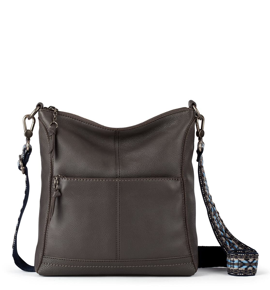 The Sak Lucia Leather Crossbody Purse - Premium Leather Women's Handbag for Everyday & Travel - Cross Body Bag With Zipper