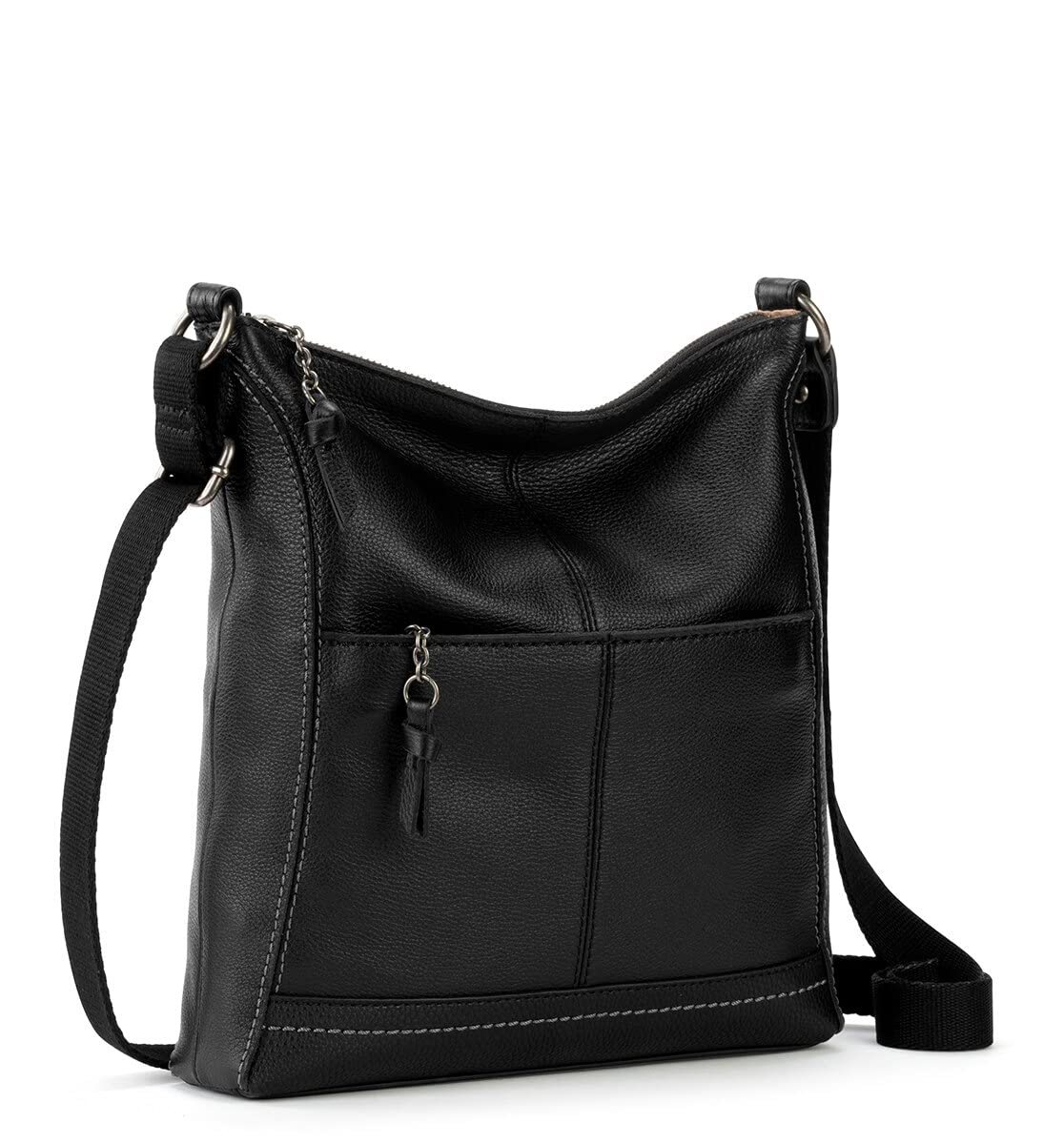 The Sak Lucia Leather Crossbody Purse - Premium Leather Women's Handbag for Everyday & Travel - Cross Body Bag With Zipper