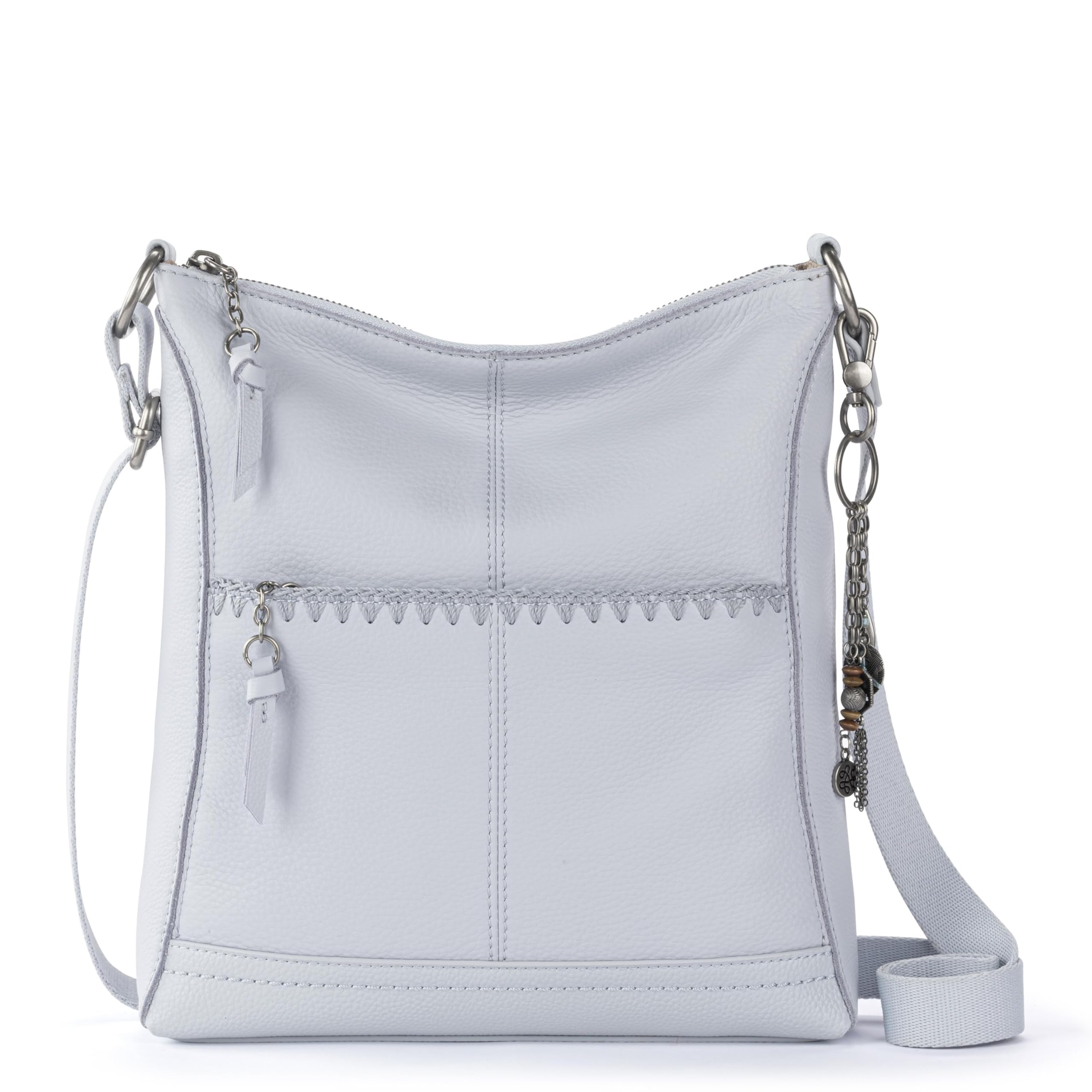 The Sak Lucia Leather Crossbody Purse - Premium Leather Women's Handbag for Everyday & Travel - Cross Body Bag With Zipper