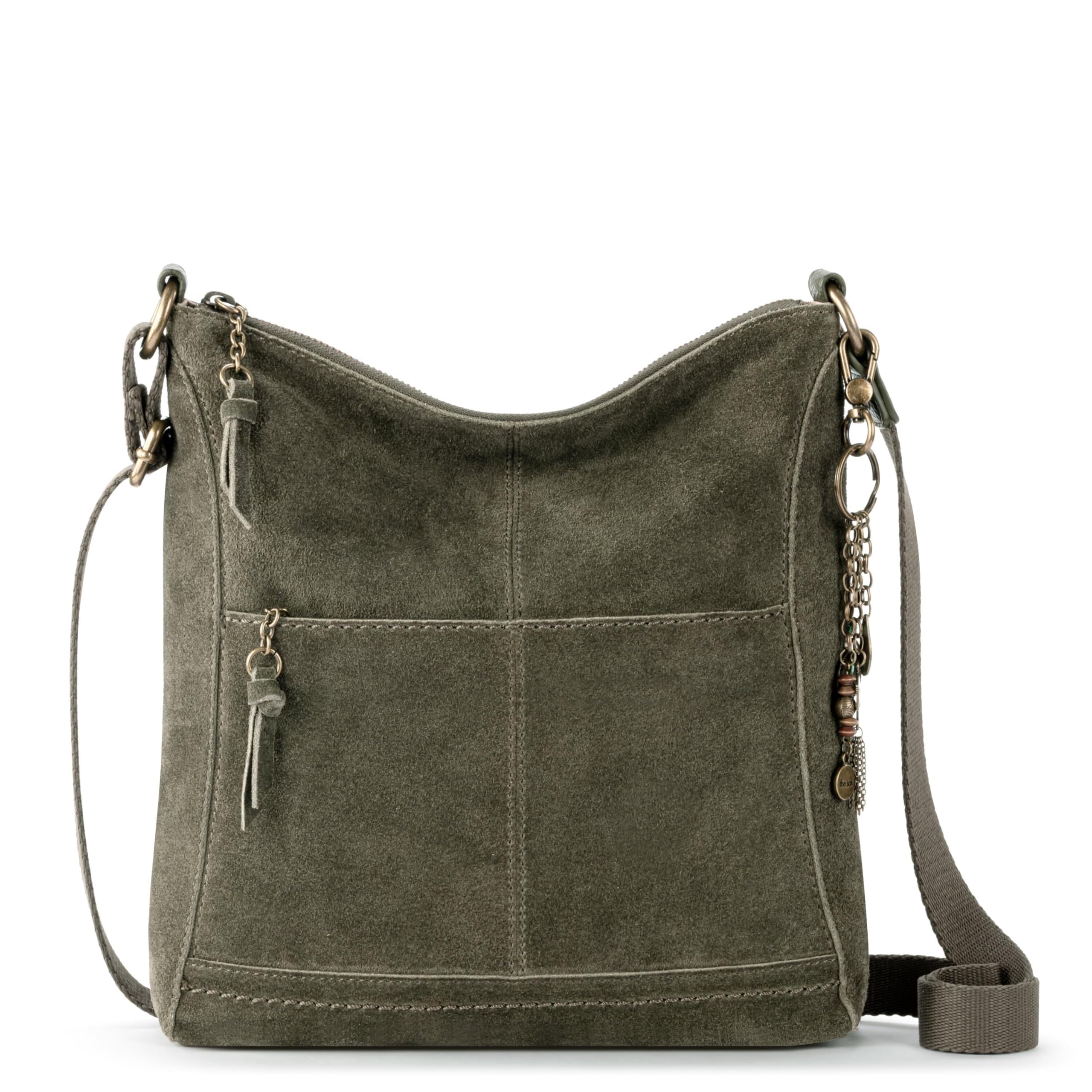 The Sak Lucia Leather Crossbody Purse - Premium Leather Women's Handbag for Everyday & Travel - Cross Body Bag With Zipper