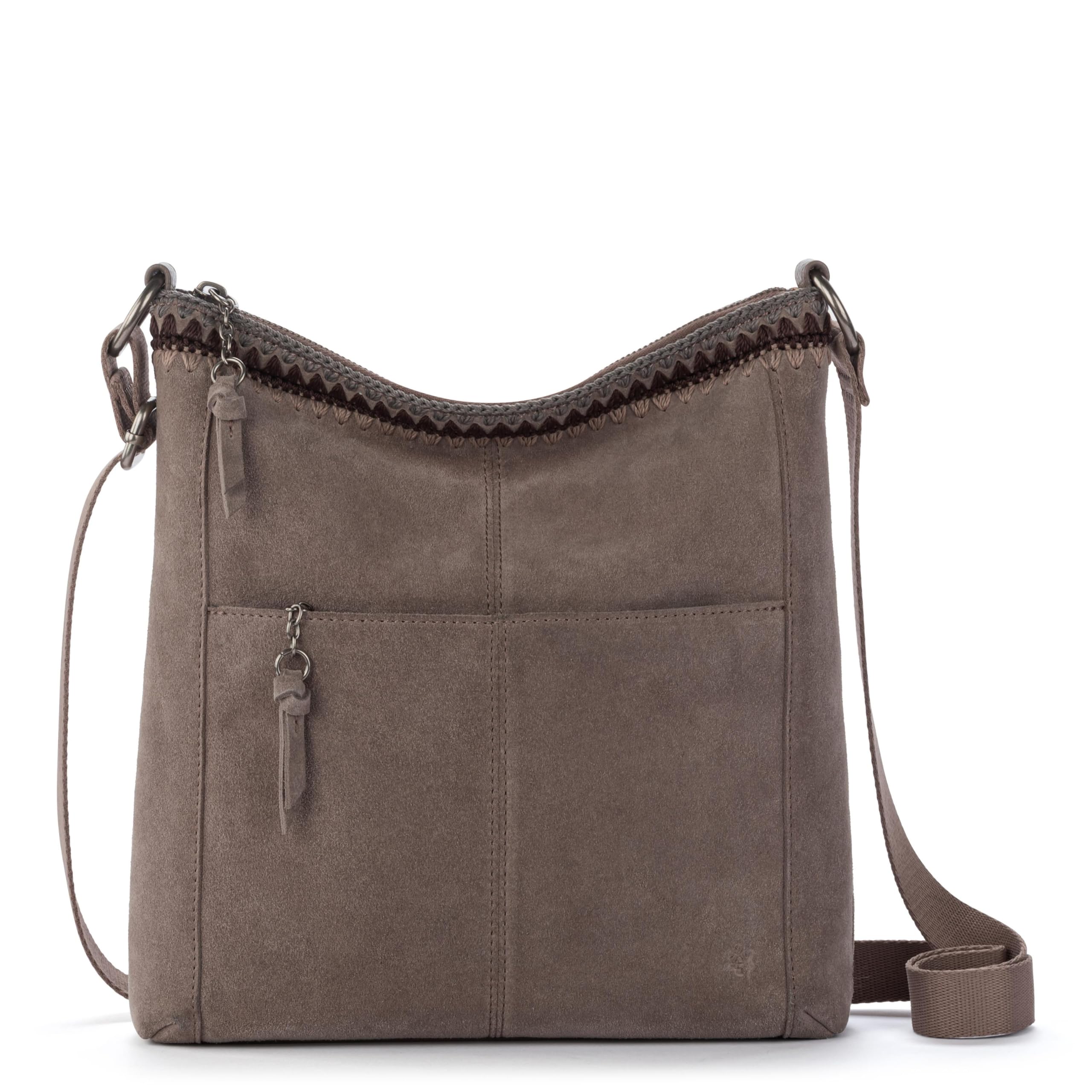 The Sak Lucia Leather Crossbody Purse - Premium Leather Women's Handbag for Everyday & Travel - Cross Body Bag With Zipper