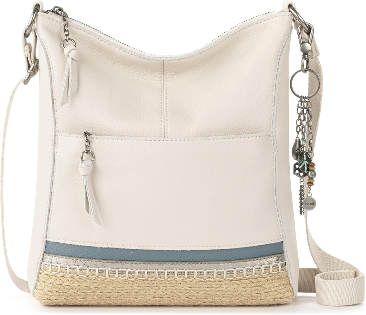 The Sak Lucia Leather Crossbody Purse - Premium Leather Women's Handbag for Everyday & Travel - Cross Body Bag With Zipper