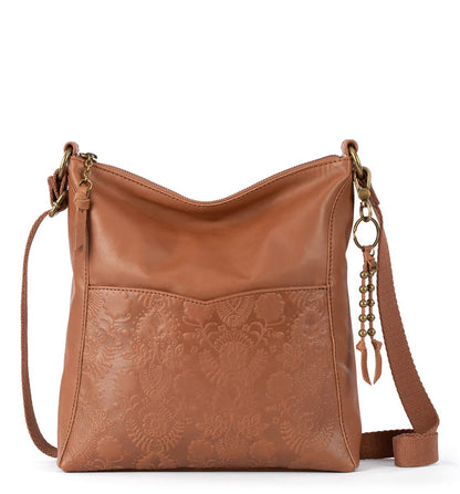 The Sak Lucia Leather Crossbody Purse - Premium Leather Women's Handbag for Everyday & Travel - Cross Body Bag With Zipper