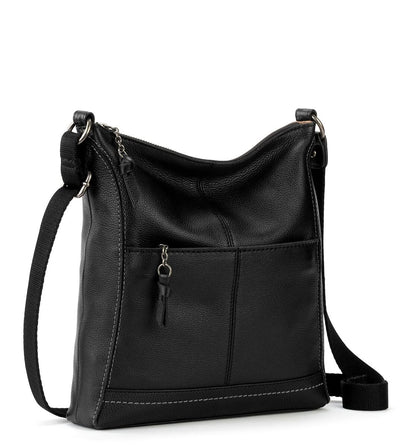 The Sak Lucia Leather Crossbody Purse - Premium Leather Women's Handbag for Everyday & Travel - Cross Body Bag With Zipper