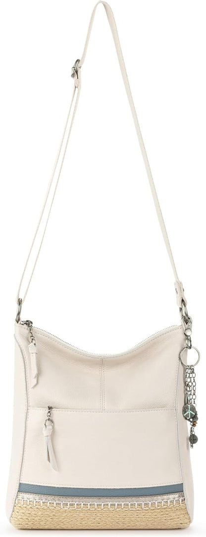 The Sak Lucia Leather Crossbody Purse - Premium Leather Women's Handbag for Everyday & Travel - Cross Body Bag With Zipper