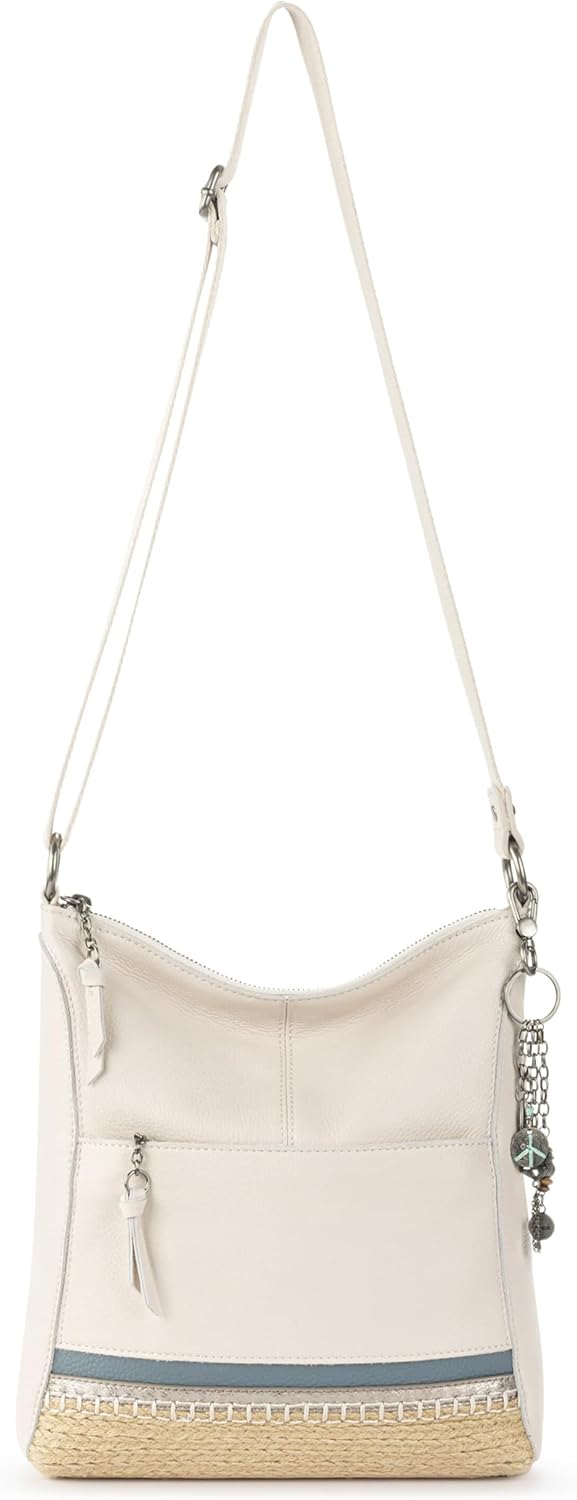 The Sak Lucia Leather Crossbody Purse - Premium Leather Women's Handbag for Everyday & Travel - Cross Body Bag With Zipper