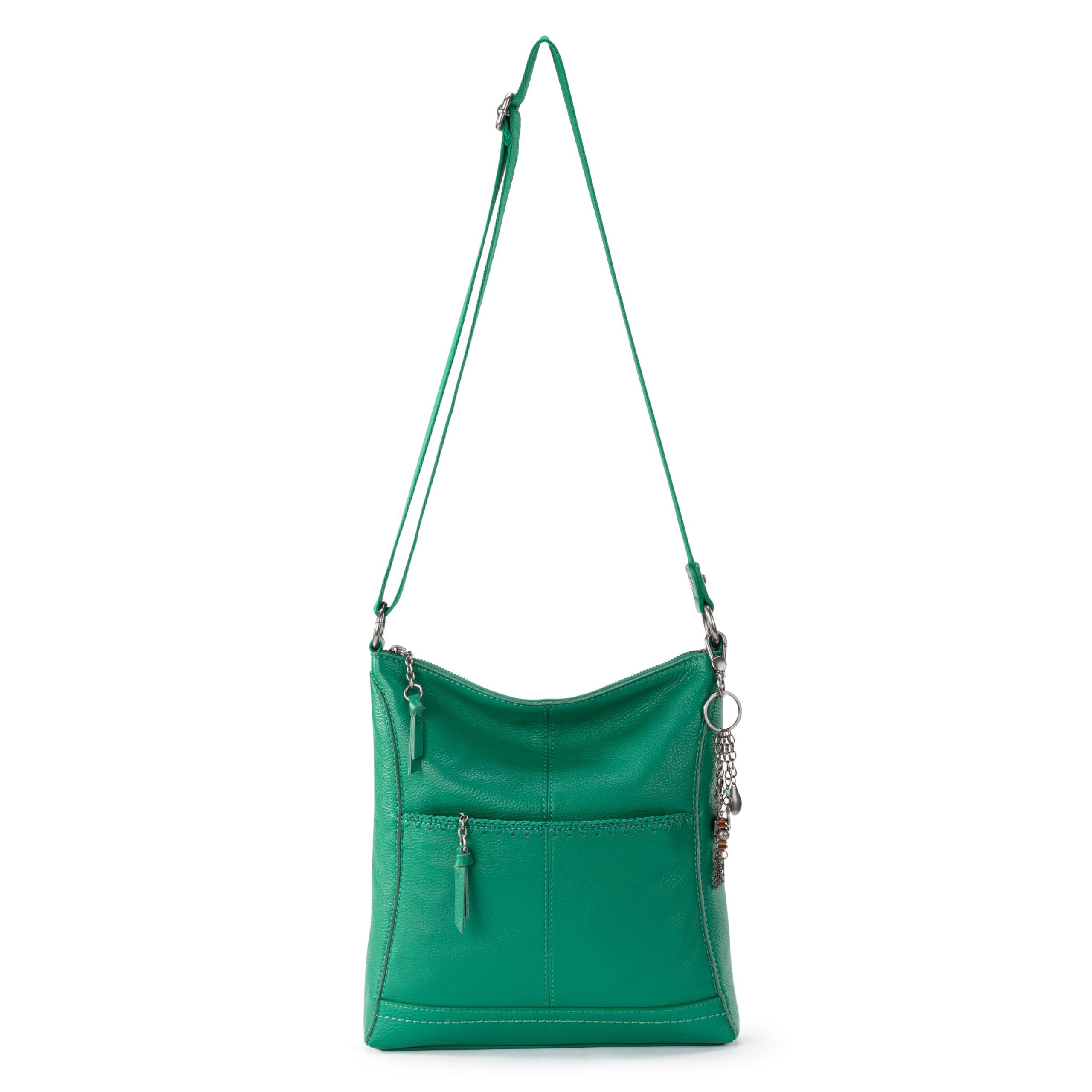 The Sak Lucia Leather Crossbody Purse - Premium Leather Women's Handbag for Everyday & Travel - Cross Body Bag With Zipper