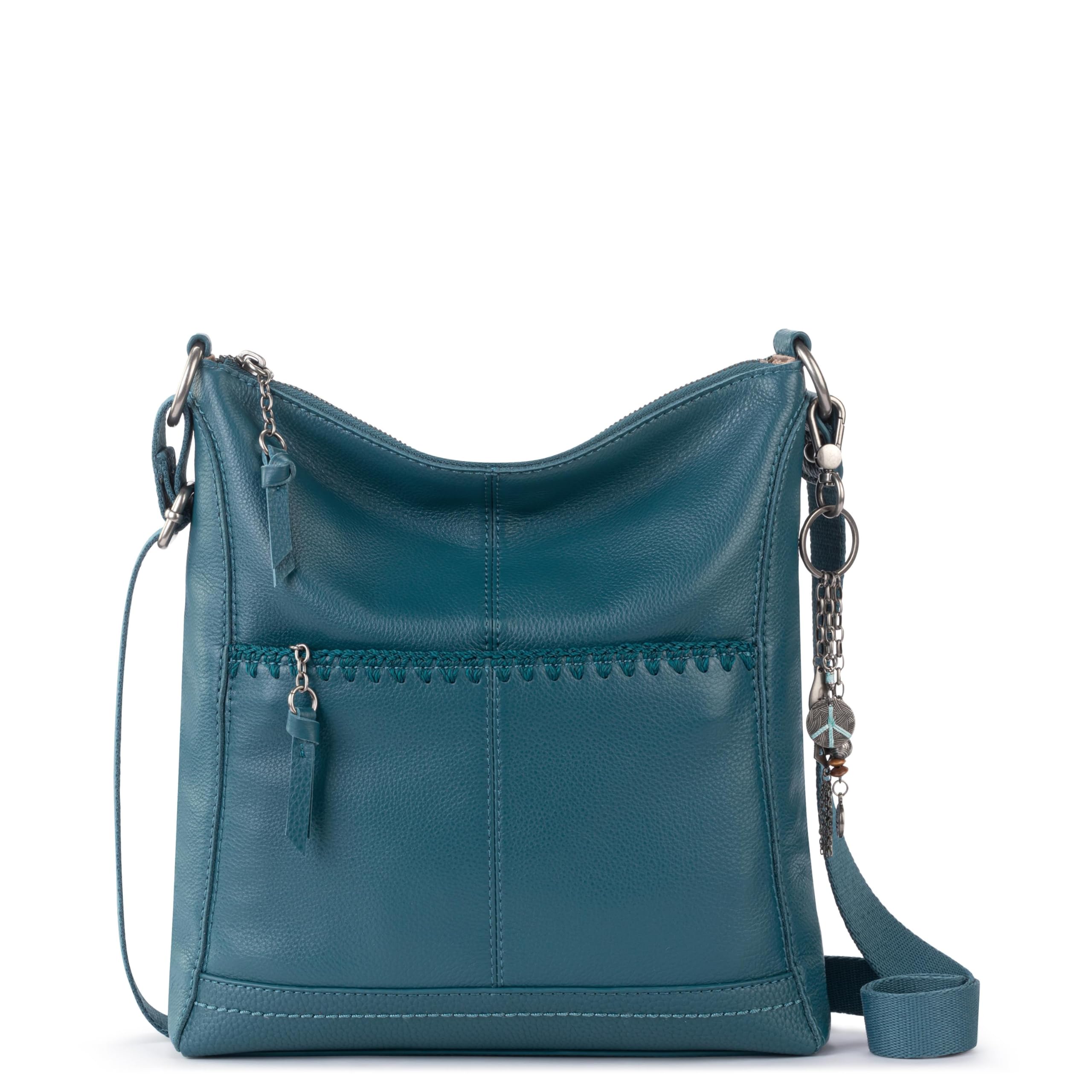 The Sak Lucia Leather Crossbody Purse - Premium Leather Women's Handbag for Everyday & Travel - Cross Body Bag With Zipper