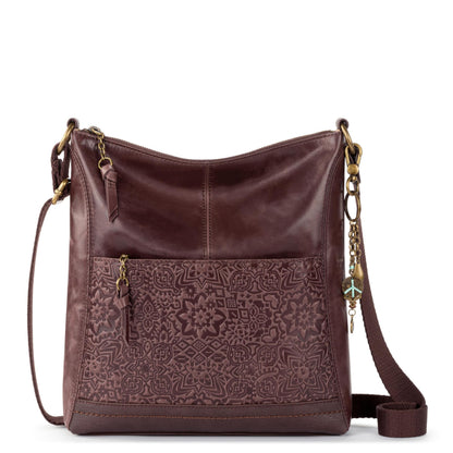 The Sak Lucia Leather Crossbody Purse - Premium Leather Women's Handbag for Everyday & Travel - Cross Body Bag With Zipper