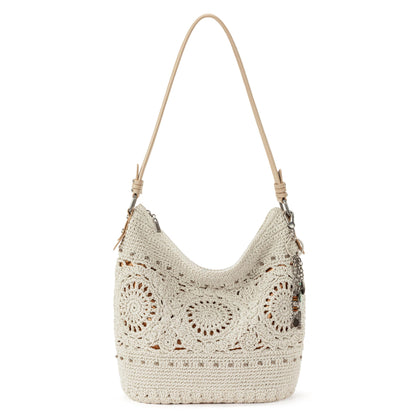 The Sak Sequoia Hobo Bag - Hand Crochet Large Women's Purse for Everyday & Travel - Durable Handbag & Tote With Zipper Pocket