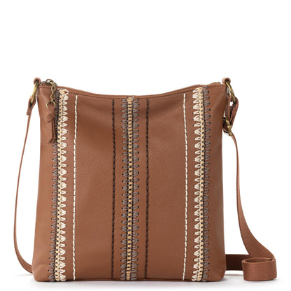 The Sak Lucia Leather Crossbody Purse - Premium Leather Women's Handbag for Everyday & Travel - Cross Body Bag With Zipper