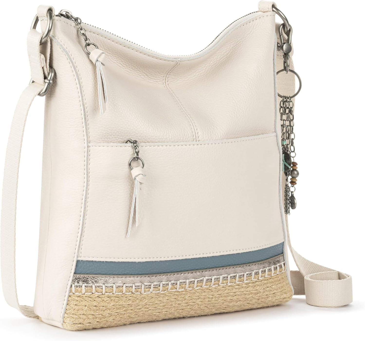 The Sak Lucia Leather Crossbody Purse - Premium Leather Women's Handbag for Everyday & Travel - Cross Body Bag With Zipper