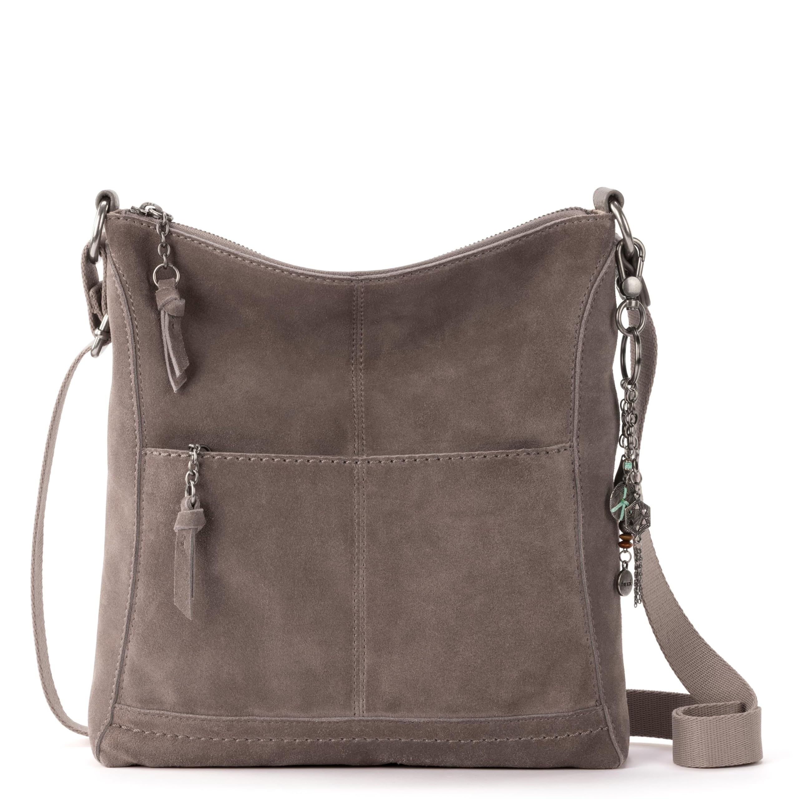The Sak Lucia Leather Crossbody Purse - Premium Leather Women's Handbag for Everyday & Travel - Cross Body Bag With Zipper