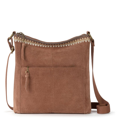 The Sak Lucia Leather Crossbody Purse - Premium Leather Women's Handbag for Everyday & Travel - Cross Body Bag With Zipper