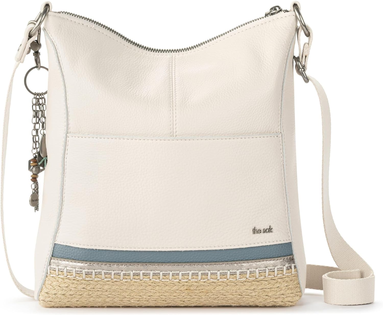 The Sak Lucia Leather Crossbody Purse - Premium Leather Women's Handbag for Everyday & Travel - Cross Body Bag With Zipper