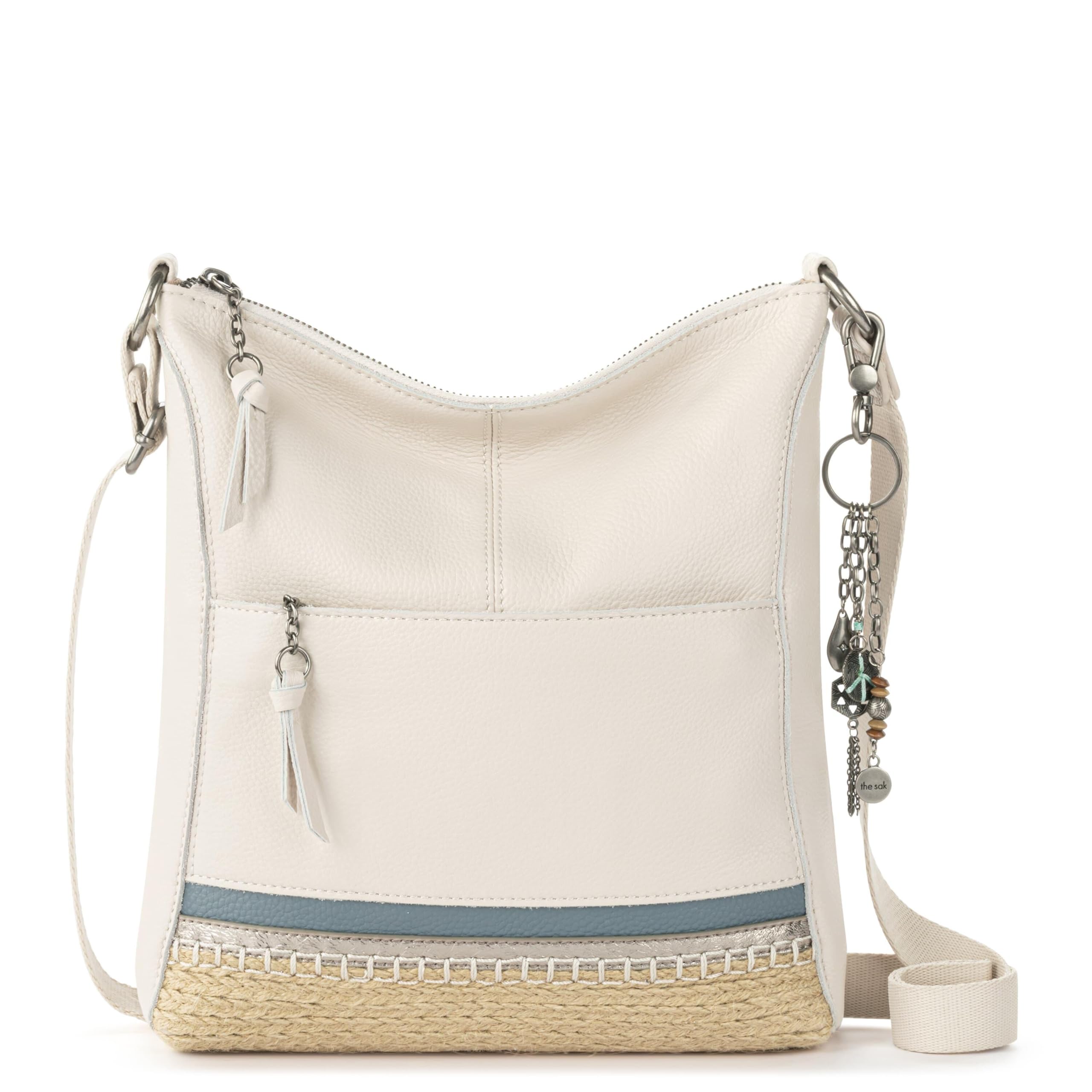 The Sak Lucia Leather Crossbody Purse - Premium Leather Women's Handbag for Everyday & Travel - Cross Body Bag With Zipper